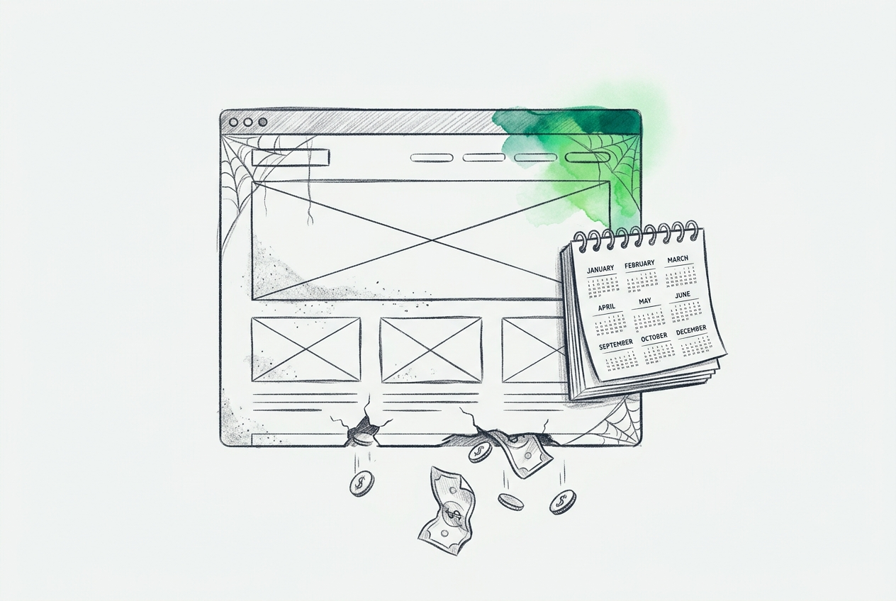 Your Website Hasn't Changed in 6 Months. Here's What That's Costing You.